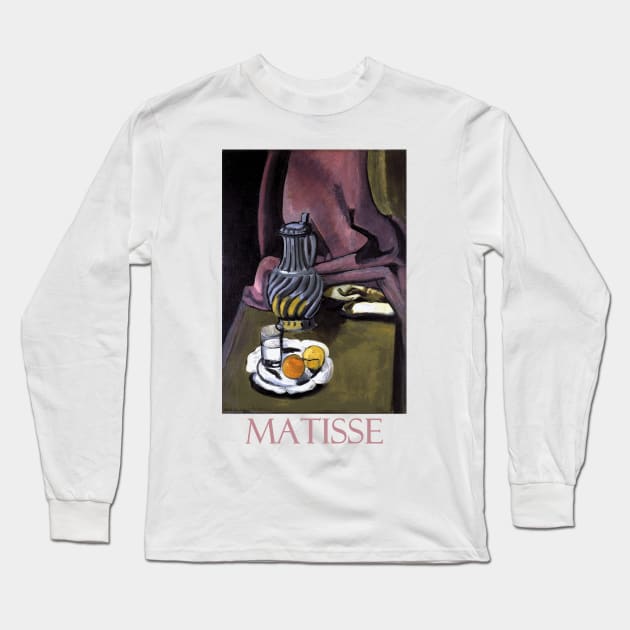 The Pewter Jug by Henri Matisse Long Sleeve T-Shirt by Naves